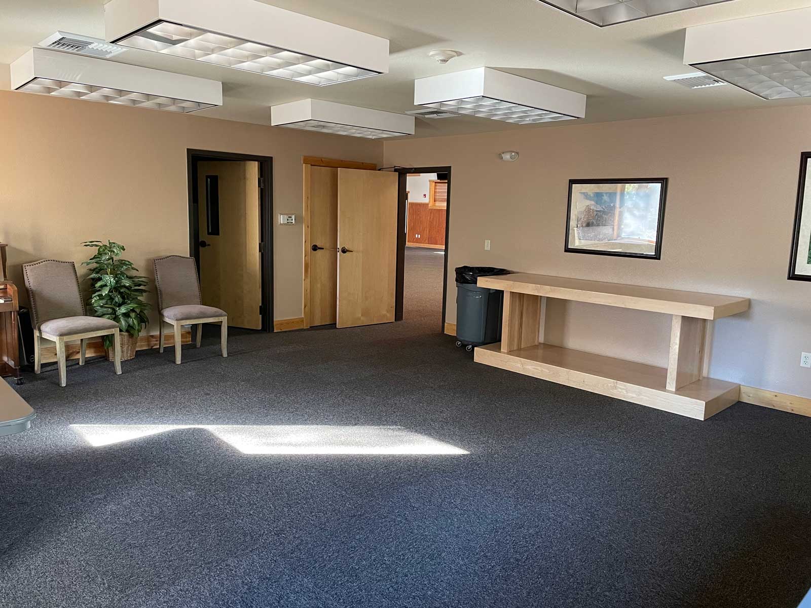 Small chapel room at The Salvation Army High Peak Camp Colorado