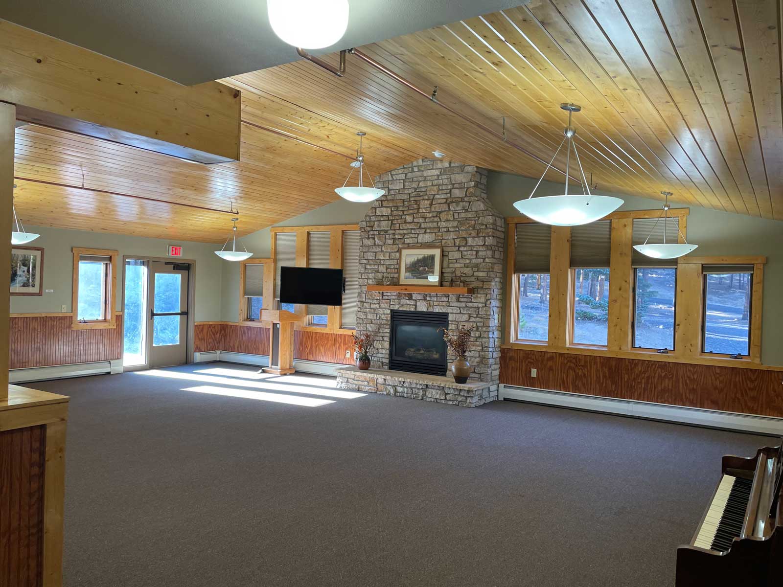 Lodge meeting room at The Salvation Army High Peak Camp Colorado